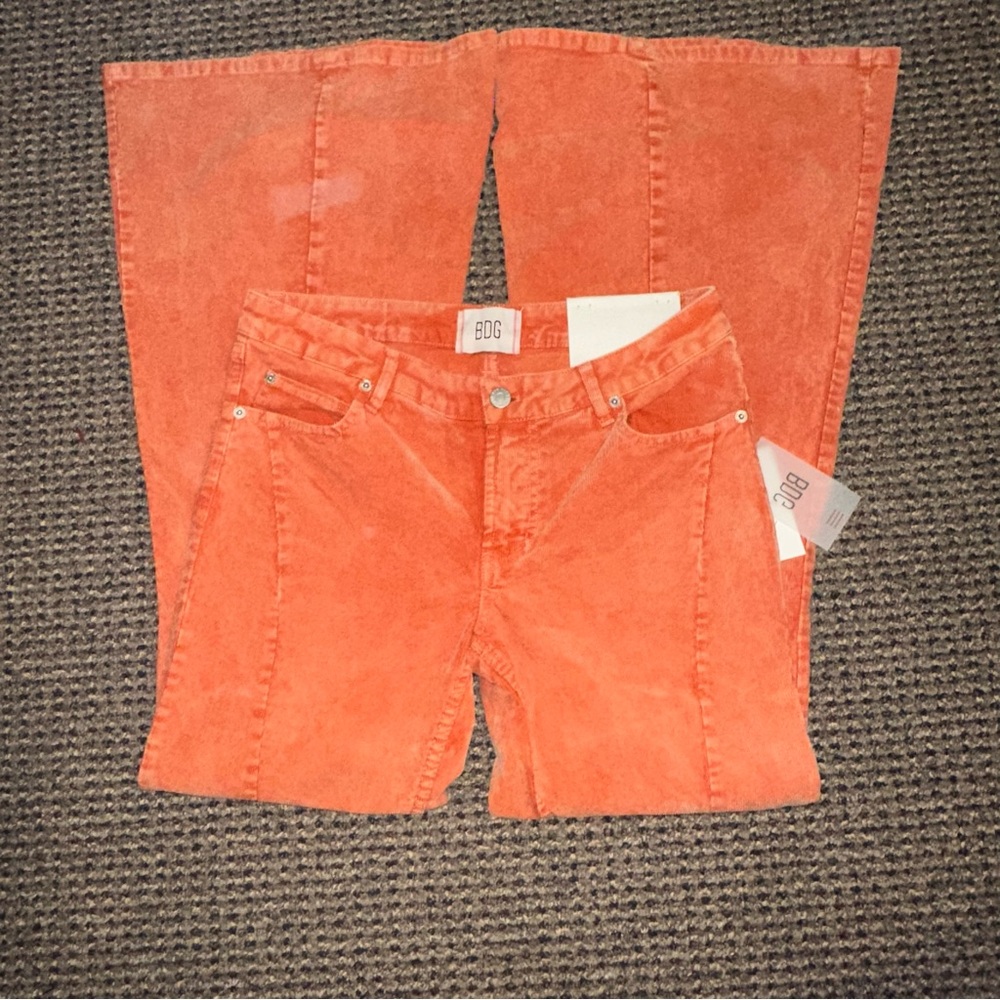 BDG Extreme flare corduroy jean low rise